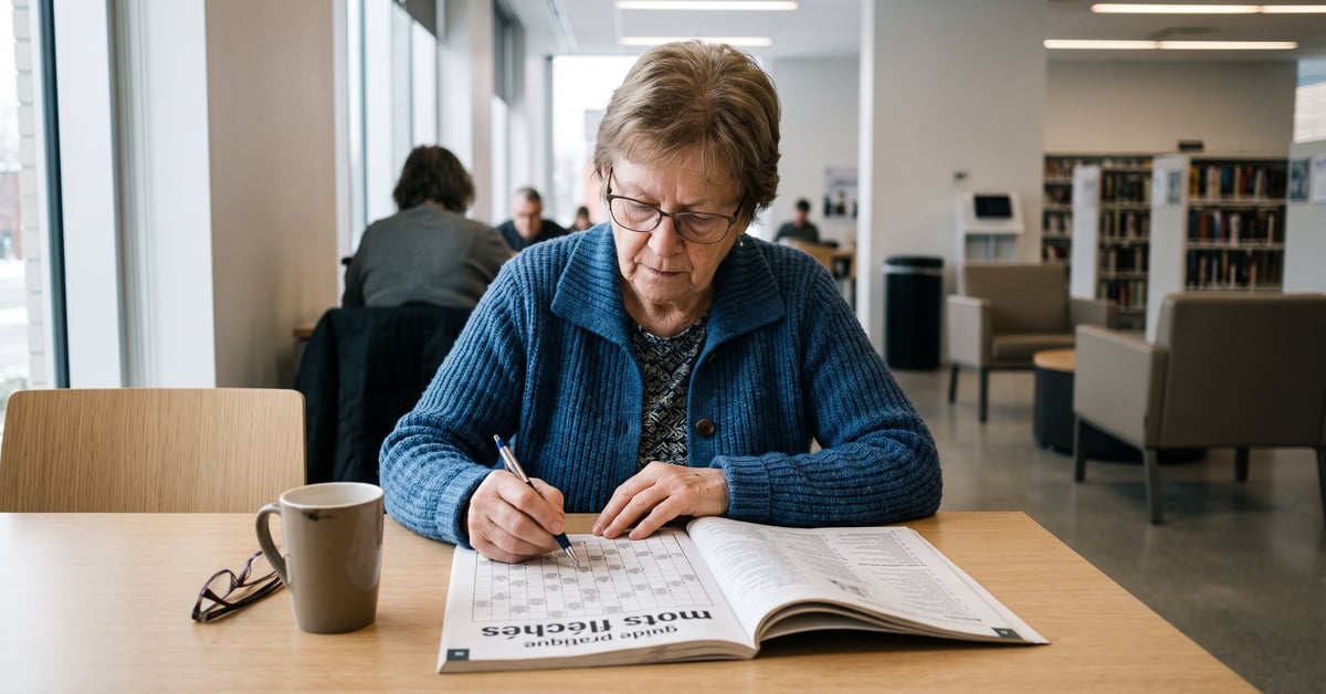 Guide pratique mots fléchés posé sur une table moderne, idéal pour trouver les bonnes définitions