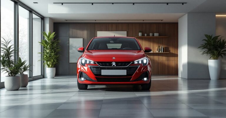 Tableau de bord Peugeot 208 avec écran tactile et instrumentation numérique - guide d'utilisation complet