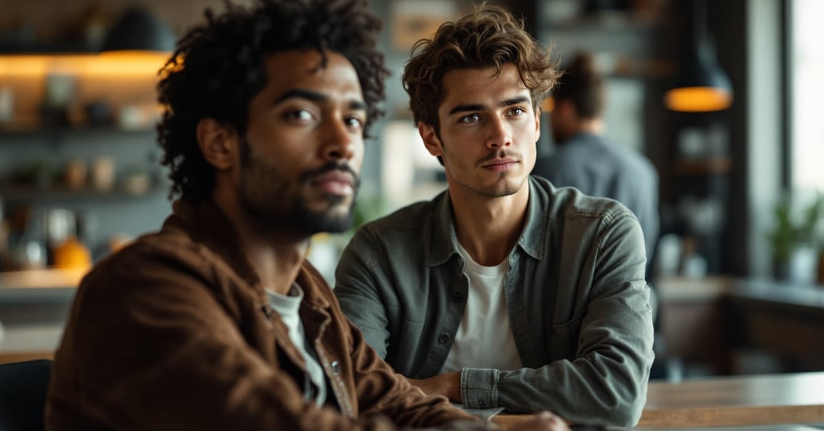 Homme stressé face à une facture ou lettre de réclamation indiquant une dette impayée